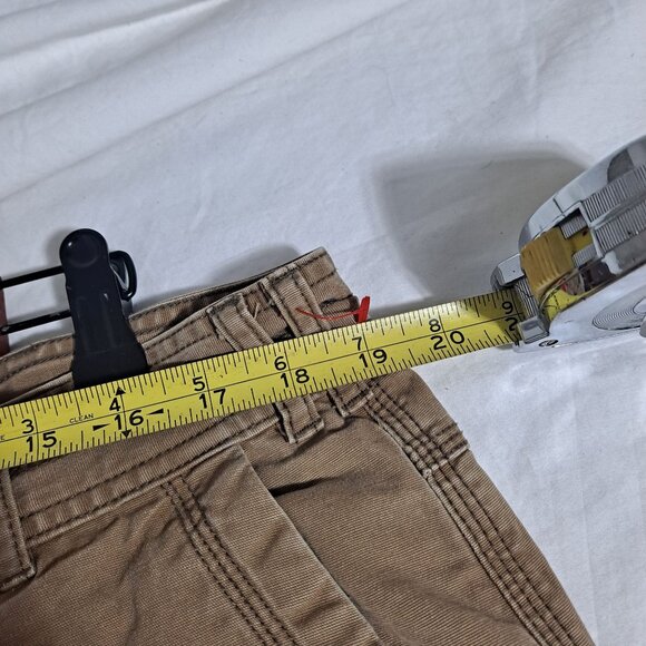 Cabela's Cargo Pants Men 38 x 34 Double Knee Workwear Biege Straight Gorpcore - Picture 7 of 8